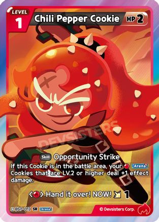 Chili Pepper Cookie (013) (BS7-013) - Arena of Glory Foil