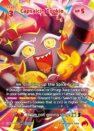 Capsaicin Cookie (SUR) (BS7-014) - Arena of Glory Foil