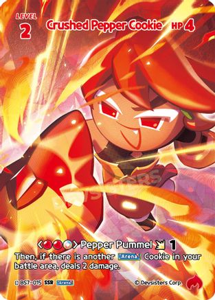 Crushed Pepper Cookie (SSR) (BS7-015) - Arena of Glory Foil