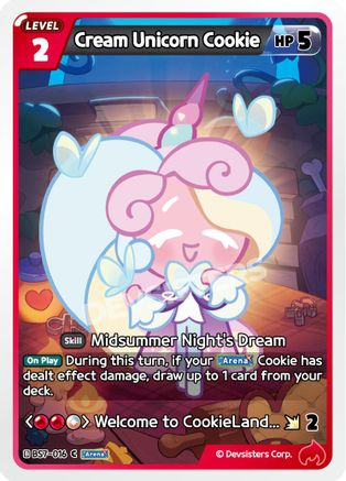 Cream Unicorn Cookie (BS7-016) - Arena of Glory