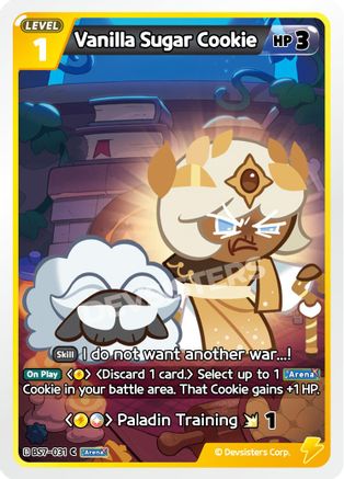 Vanilla Sugar Cookie (BS7-031) - Arena of Glory
