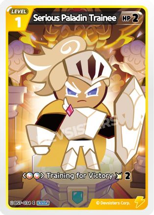 Serious Paladin Trainee (BS7-034) - Arena of Glory