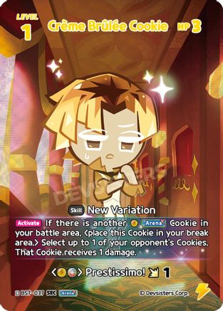Creme Brulee Cookie (SEC) (BS7-037) - Arena of Glory Foil