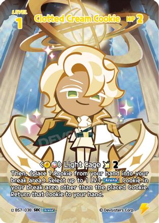 Clotted Cream Cookie (SEC) (BS7-038) - Arena of Glory Foil