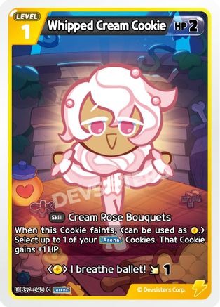 Whipped Cream Cookie (BS7-040) - Arena of Glory