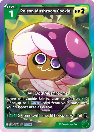Poison Mushroom Cookie (BS7-048) - Arena of Glory Foil