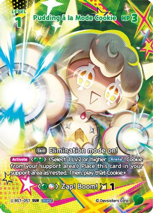 Pudding a la mode Cookie (SUR) (BS7-057) - Arena of Glory Foil