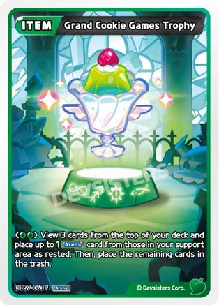 Grand Cookie Games Trophy (BS7-063) - Arena of Glory