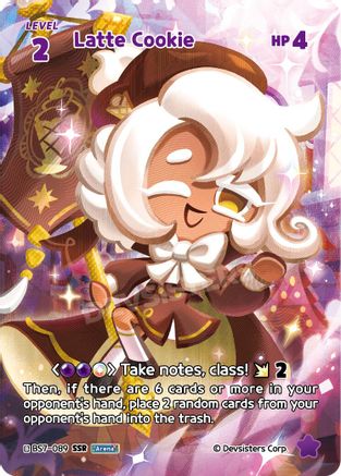 Latte Cookie (SSR) (BS7-089) - Arena of Glory Foil