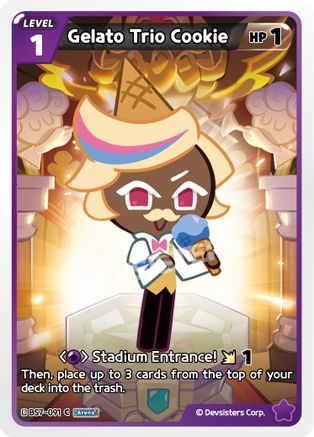 Gelato Trio Cookie (BS7-091) - Arena of Glory