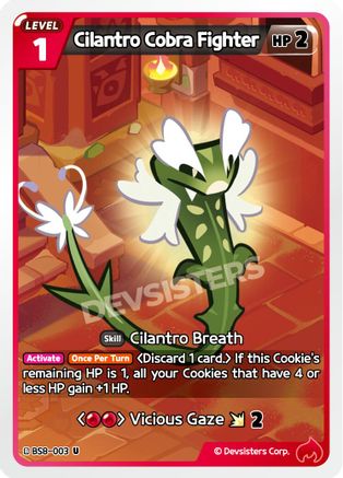 Cilantro Cobra Fighter (BS8-003) - A Game of Truth and Deceit