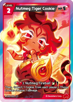 Nutmeg Tiger Cookie (BS8-006) - A Game of Truth and Deceit Foil