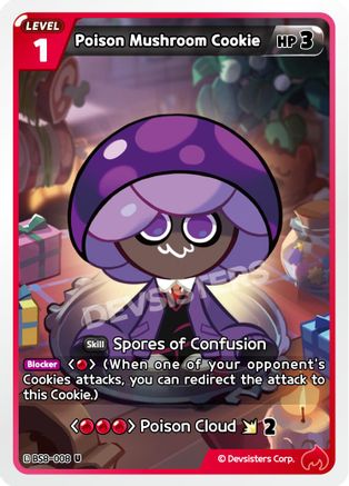 Poison Mushroom Cookie (BS8-008) - A Game of Truth and Deceit
