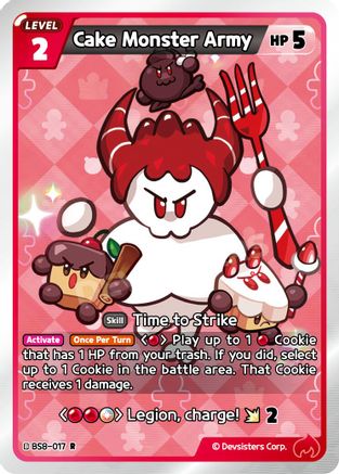 Cake Monster Army (BS8-017) - A Game of Truth and Deceit Foil