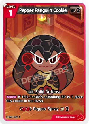 Pepper Pangolin Cookie (BS8-020) - A Game of Truth and Deceit