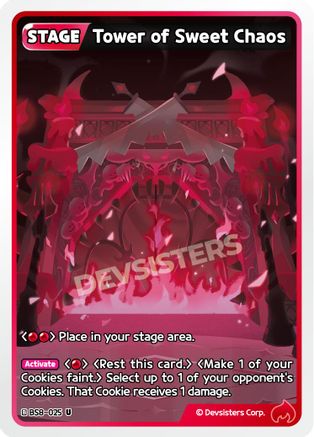 Tower of Sweet Chaos (BS8-025) - A Game of Truth and Deceit