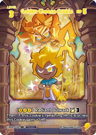 Golden Cheese Cookie (026) (SEC) (BS8-026) - A Game of Truth and Deceit Foil