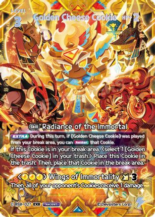 Golden Cheese Cookie (027) (EXR) (BS8-027) - A Game of Truth and Deceit Foil