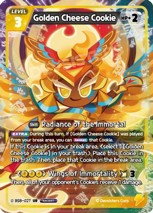 Golden Cheese Cookie (027) (BS8-027) - A Game of Truth and Deceit Foil