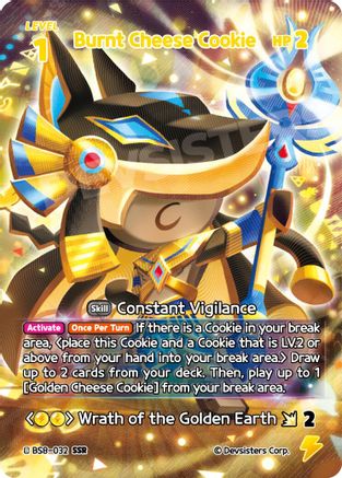 Burnt Cheese Cookie (SSR) (BS8-032) - A Game of Truth and Deceit Foil