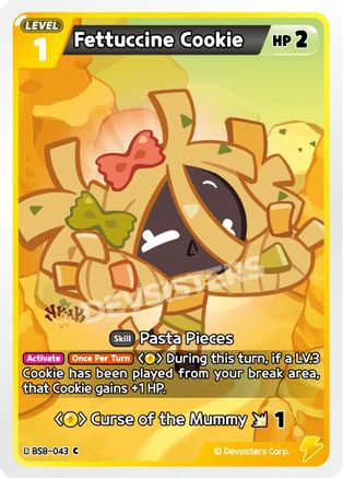 Fettuccine Cookie (BS8-043) - A Game of Truth and Deceit