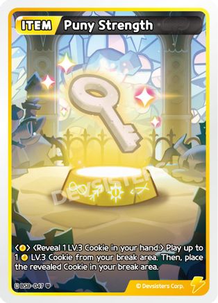 Puny Strength (BS8-047) - A Game of Truth and Deceit