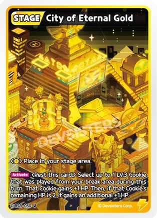 City of Eternal Gold (BS8-050) - A Game of Truth and Deceit