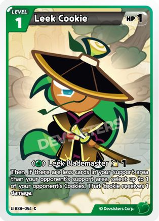 Leek Cookie (BS8-054) - A Game of Truth and Deceit