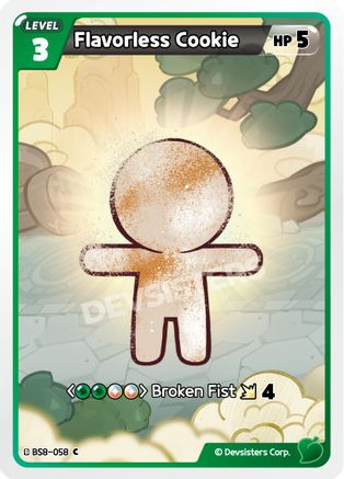 Flavorless Cookie (BS8-058) - A Game of Truth and Deceit