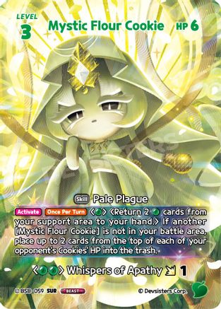 Mystic Flour Cookie (SUR) (BS8-059) - A Game of Truth and Deceit Foil