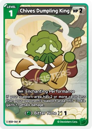 Chives Dumpling King (BS8-061) - A Game of Truth and Deceit