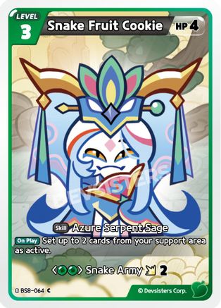 Snake Fruit Cookie (BS8-064) - A Game of Truth and Deceit