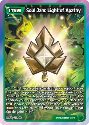 Soul Jam: Light of Apathy (BS8-072) - A Game of Truth and Deceit Foil