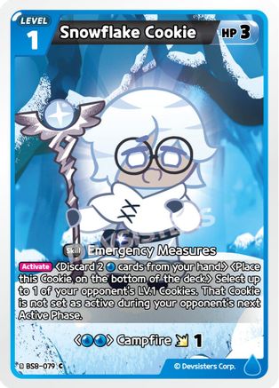 Snowflake Cookie (BS8-079) - A Game of Truth and Deceit