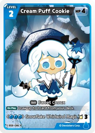 Cream Puff Cookie (BS8-086) - A Game of Truth and Deceit