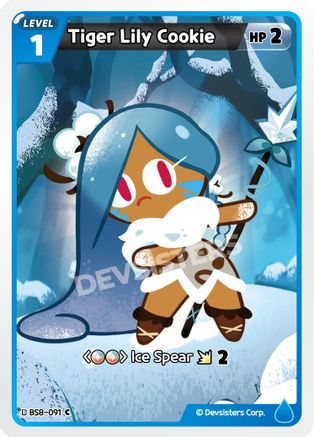 Tiger Lily Cookie (BS8-091) - A Game of Truth and Deceit