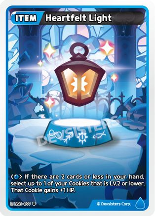 Heartfelt Light (BS8-097) - A Game of Truth and Deceit