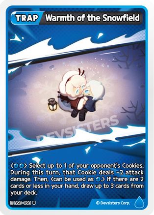 Warmth of the Snowfield (BS8-098) - A Game of Truth and Deceit