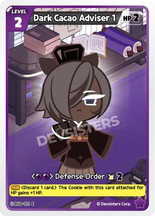 Dark Cacao Adviser 1 (BS8-101) - A Game of Truth and Deceit
