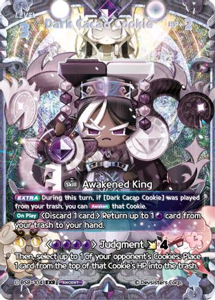 Dark Cacao Cookie (104) (EXR) (BS8-104) - A Game of Truth and Deceit Foil