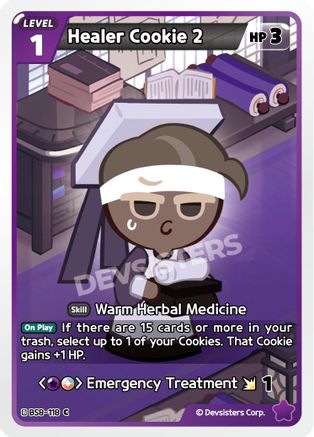 Healer Cookie 2 (BS8-118) - A Game of Truth and Deceit
