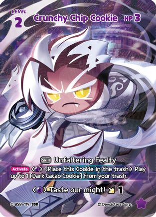 Crunchy Chip Cookie (SSR) (BS8-119) - A Game of Truth and Deceit Foil