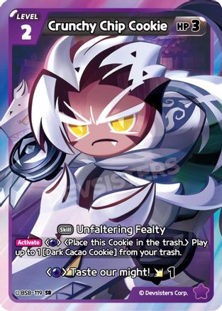 Crunchy Chip Cookie (BS8-119) - A Game of Truth and Deceit Foil