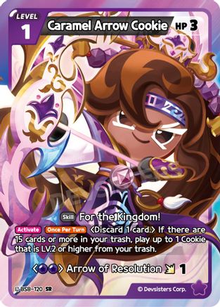 Caramel Arrow Cookie (BS8-120) - A Game of Truth and Deceit Foil