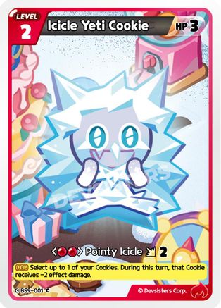 Icicle Yeti Cookie (Ver. 1) (BS9-001) - A Game of Truth and Deceit