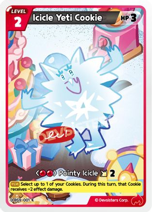 Icicle Yeti Cookie (Ver. 2) (BS9-001) - A Game of Truth and Deceit