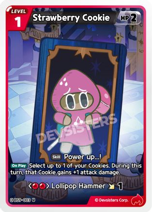 Strawberry Cookie (Ver. 1) (BS9-003) - A Game of Truth and Deceit