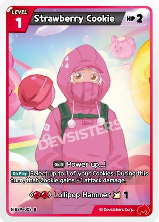 Strawberry Cookie (Ver. 2) (BS9-003) - A Game of Truth and Deceit