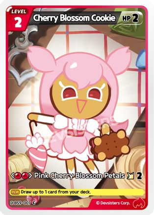 Cherry Blossom Cookie (Ver. 1) (BS9-007) - A Game of Truth and Deceit