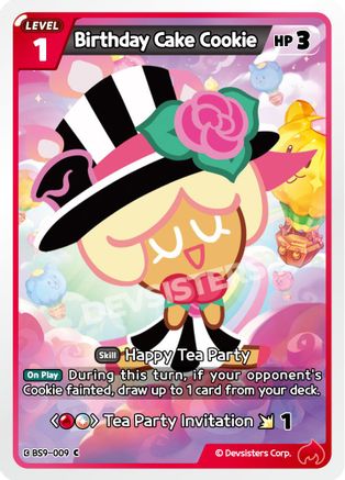 Birthday Cake Cookie (BS9-009) - A Game of Truth and Deceit